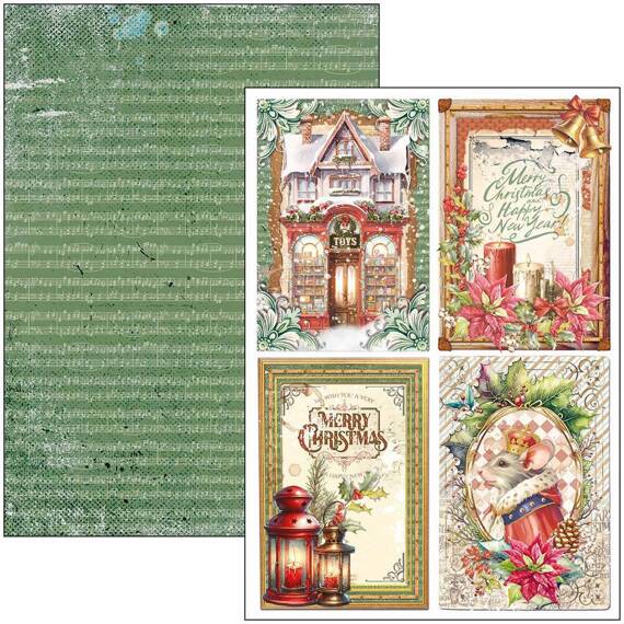 CIAO BELLA Satz 8Stk 21x30cm doppelseitigen Scrapbooking Papier - The Nutcracker