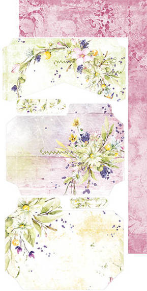 CRAFT OCLOCK 15,5x30,5cm Scrapbooking Papier mit Elementen, Summer Flowers