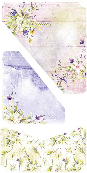 CRAFT OCLOCK 15,5x30,5cm Scrapbooking Papier mit Elementen, Summer Flowers