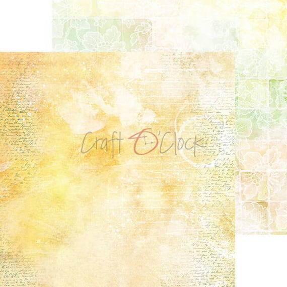 CRAFT OCLOCK 24 Blatt 20x20cm doppelseitig Scrapbooking Papier 190g, Kitchen Mode Basic