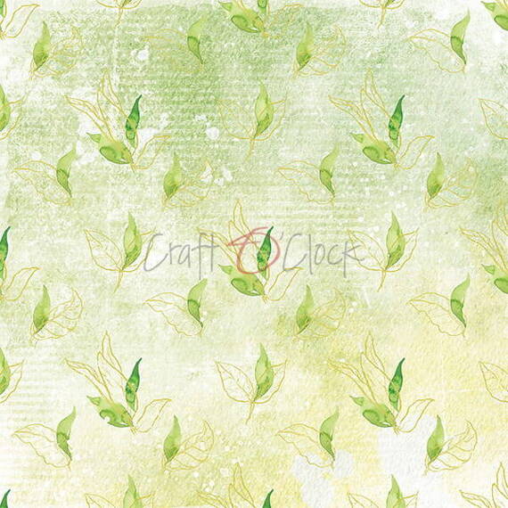 CRAFT OCLOCK 24 Blatt 20x20cm doppelseitig Scrapbooking Papier 190g, Kitchen Mode Basic