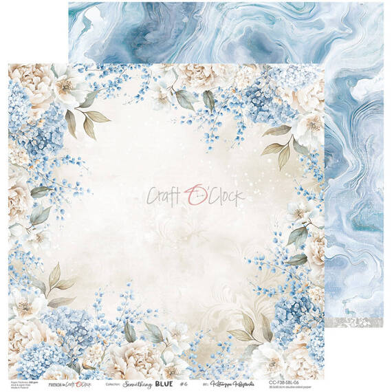 CRAFT OCLOCK 24 Blatt 20x20cm doppelseitig Scrapbooking Papier, Nighttime Chill