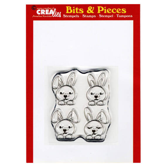 CREALIES - Transparenter Stempel - Bunnies