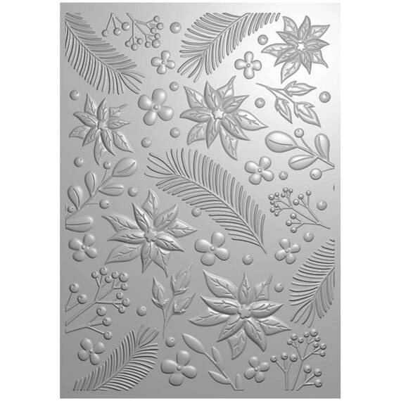 CREATIVE EXPRESSIONS Embossing Folder Prägefolder Prägeschablone, Nature's Christmas