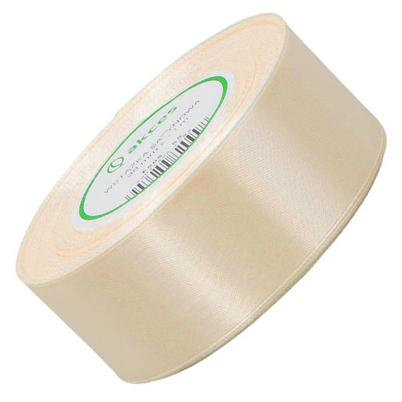 Cremefarbenes Satinband 38mm - 32mb