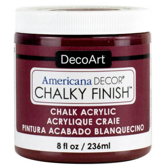 DECOART Chalky Finish Kreidefarbe Kreide Farbe Möbelfarbe Renaissance 236 ml - Burgunderrot