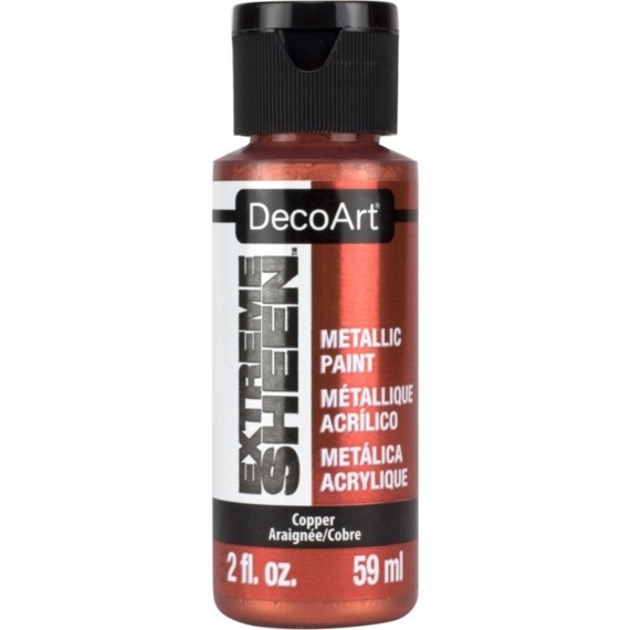 DECOART Extreme Sheen Farbe Acrylfarben Metallic Efffekt 59 ml, Copper