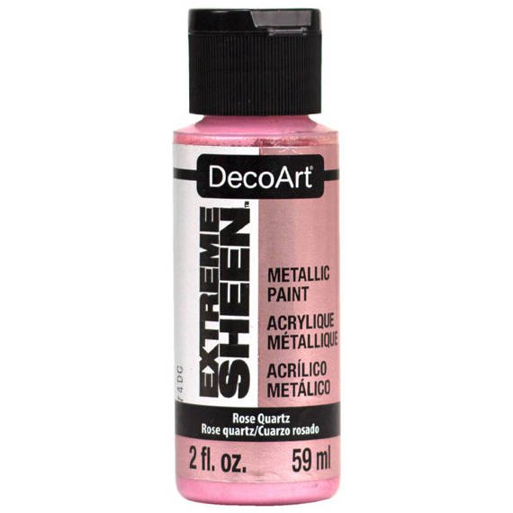 DECOART Extreme Sheen Farbe Acrylfarben Metallic Efffekt 59 ml, Rose Quaartz