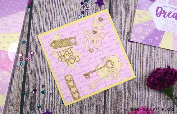 DOVECRAFT Set 30 Blatt 15x15cm einseitig Scrapbooking Craft Papier 100g, Once Upon a Dream