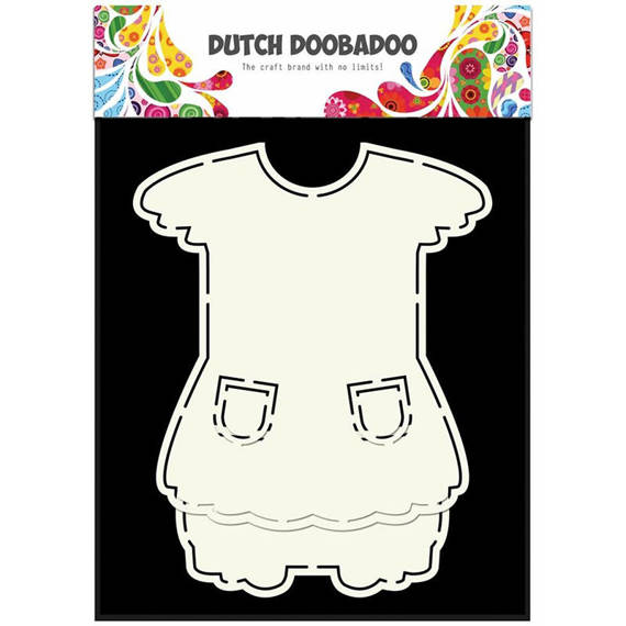 DUTCH BOOBADOO Schablone zum Abpausen und Ausschneiden - Kleid und Shorts