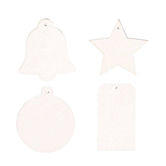 Dekorpappe Die Cut Chipboard old Fashioned Weihnachtskarte Workshop-Set - Scrapiniec 