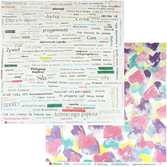 Doppelseitig Scrapbooking Papier 30,5x30,5cm Designpapier Motivpapier 250g 5-6