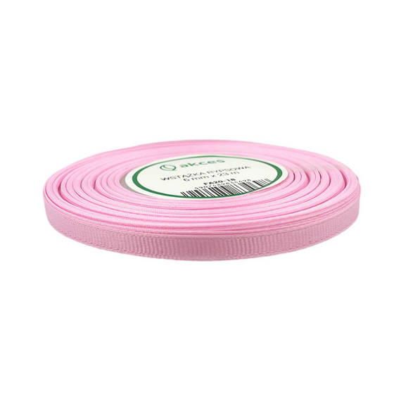 Farbband / Ripsband 6mm rosa 23m