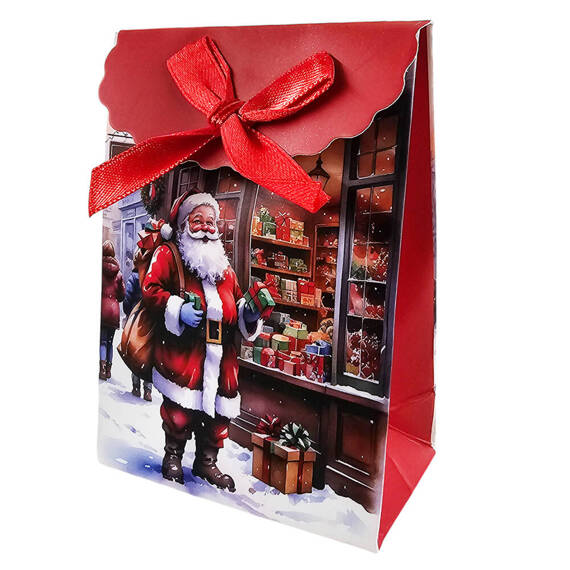 Geschenkesack mit Geschenken für den Weihnachtsmann