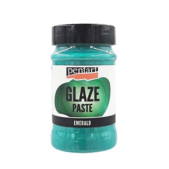Glaze PASTE Glasurpaste Smaragd 100ml - PENTART