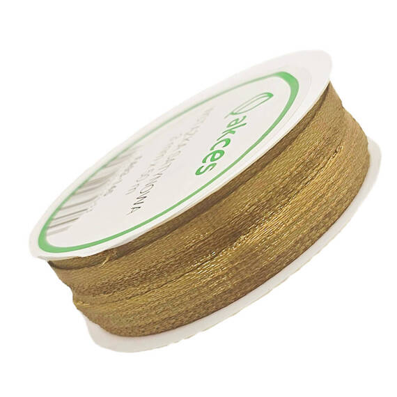 Goldfarbenes Satinband - 3mm x 45m