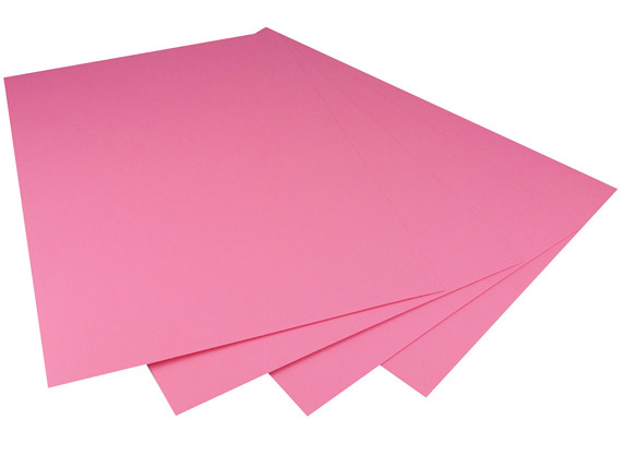 HAPPY COLOR 1Stk. A4 Karton Papier Tonpapier Tonzeichenpapier 170g, rosa