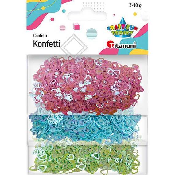 Herz Konfetti 3 x 10g