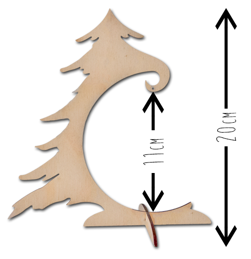 Holzkugel Kugelständer 20cm Dekor