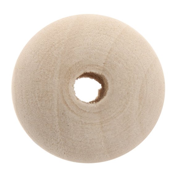 Holzperlen für Perlen, 2,5 cm Perle - 10 Stk