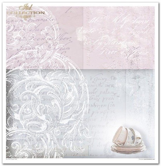 ITD COLELECTION Satz von 11St Scrapbooking-Papieren, 30x30 cm English Rose