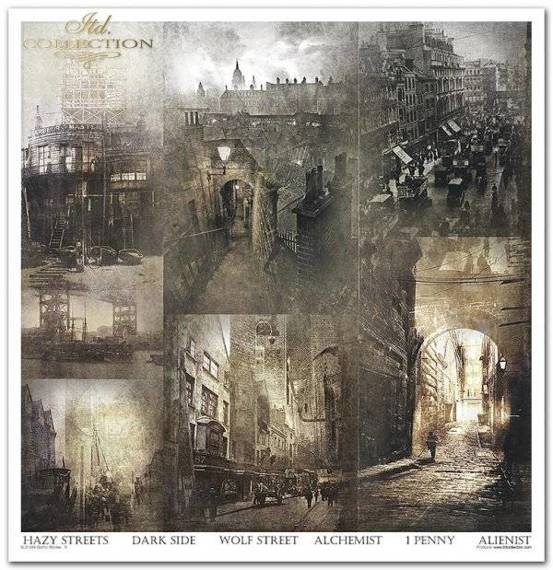 ITD COLELECTION Satz von 11St Scrapbooking-Papieren, 30x30 cm Gothic Stories