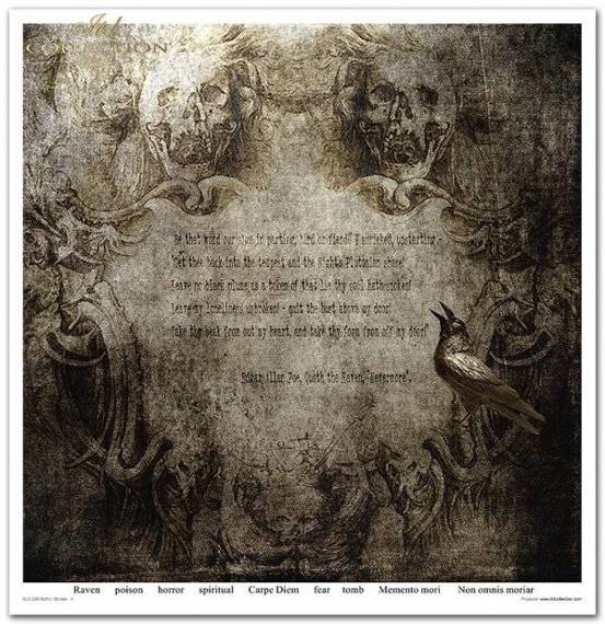 ITD COLELECTION Satz von 11St Scrapbooking-Papieren, 30x30 cm Gothic Stories