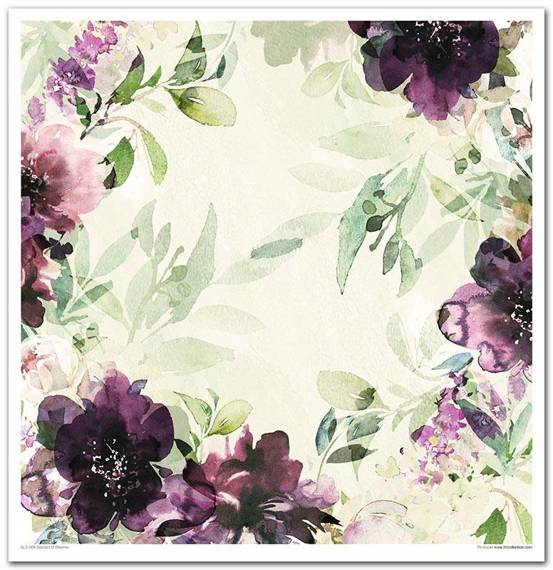 ITD COLLECTION Set 11Stk 30x30cm Scrapbooking Papier  - Garden of Dreams