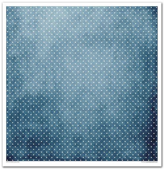 ITD COLLECTION Setz 11Stk 30x30cm Scrapbooking Papier - Retro Polka