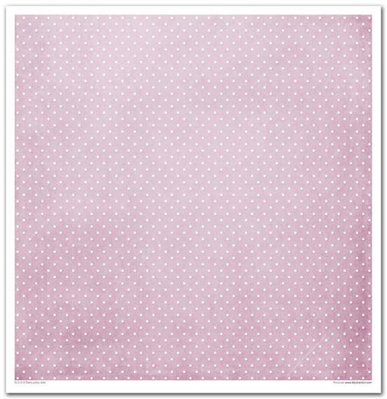 ITD COLLECTION Setz 11Stk 30x30cm Scrapbooking Papier - Retro Polka