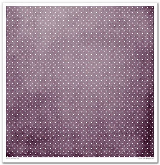 ITD COLLECTION Setz 11Stk 30x30cm Scrapbooking Papier - Retro Polka