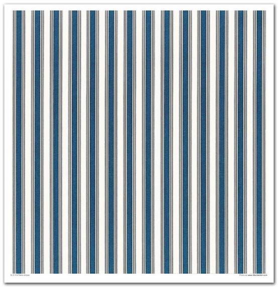 ITD COLLECTION Setz 11Stk 30x30cm Scrapbooking Papier - Retro Stripes