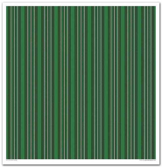 ITD COLLECTION Setz 11Stk 30x30cm Scrapbooking Papier - Retro Stripes