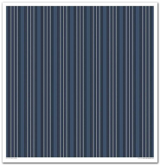 ITD COLLECTION Setz 11Stk 30x30cm Scrapbooking Papier - Retro Stripes