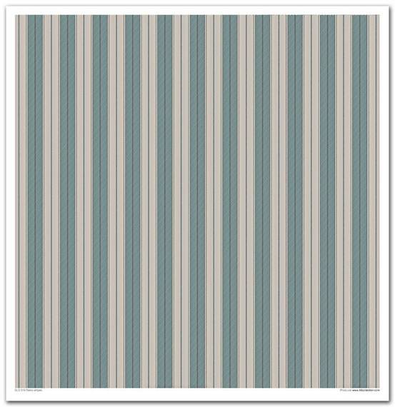 ITD COLLECTION Setz 11Stk 30x30cm Scrapbooking Papier - Retro Stripes