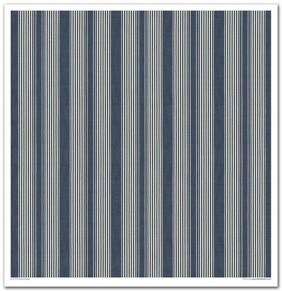 ITD COLLECTION Setz 11Stk 30x30cm Scrapbooking Papier - Retro Stripes