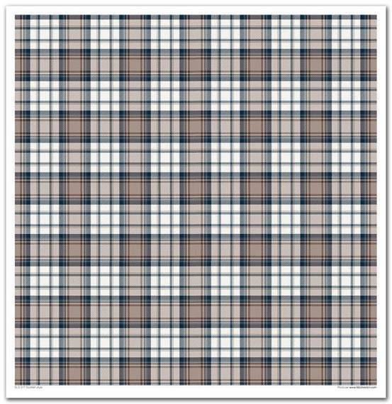 ITD COLLECTION Setz 11Stk 30x30cm Scrapbooking Papier -Scottish Style