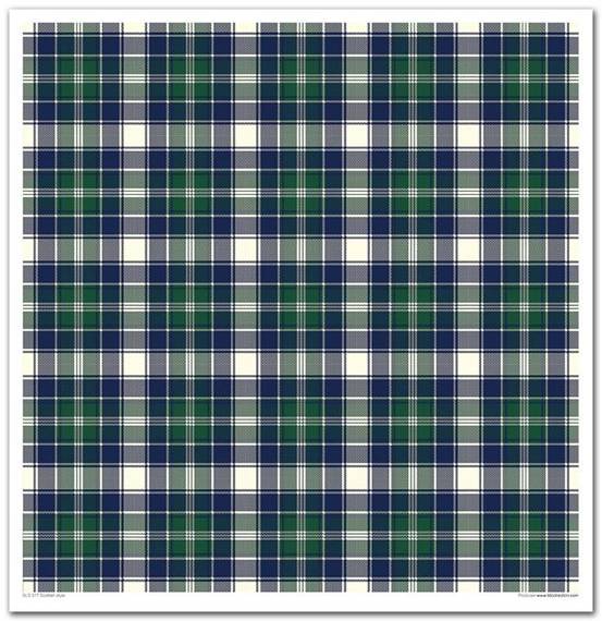 ITD COLLECTION Setz 11Stk 30x30cm Scrapbooking Papier -Scottish Style