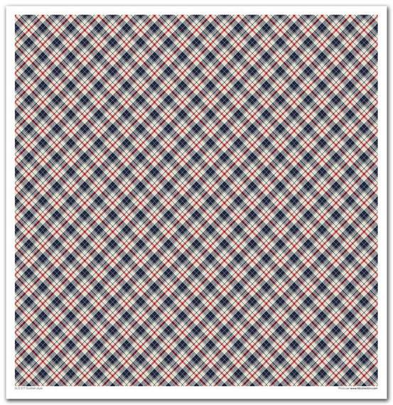 ITD COLLECTION Setz 11Stk 30x30cm Scrapbooking Papier -Scottish Style