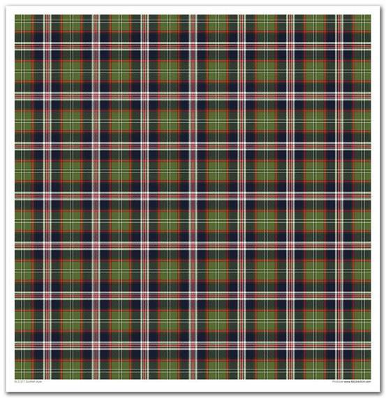 ITD COLLECTION Setz 11Stk 30x30cm Scrapbooking Papier -Scottish Style