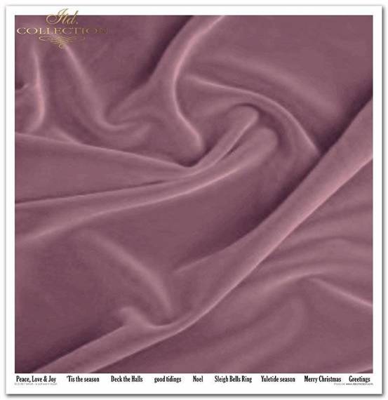 ITD COLLECTION Setz 11Stk 30x30cm Scrapbooking Papier - Velvet - a soft warm touch