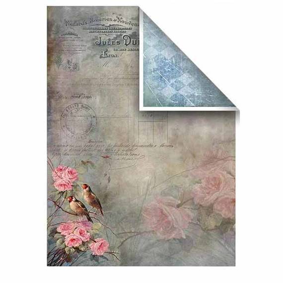 ITD COLLECTION Setz 5Stk 21x30cm Scrapbooking Papier - Evening time