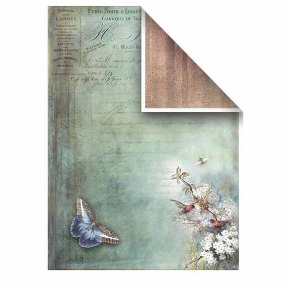 ITD COLLECTION Setz 5Stk 21x30cm Scrapbooking Papier - Evening time