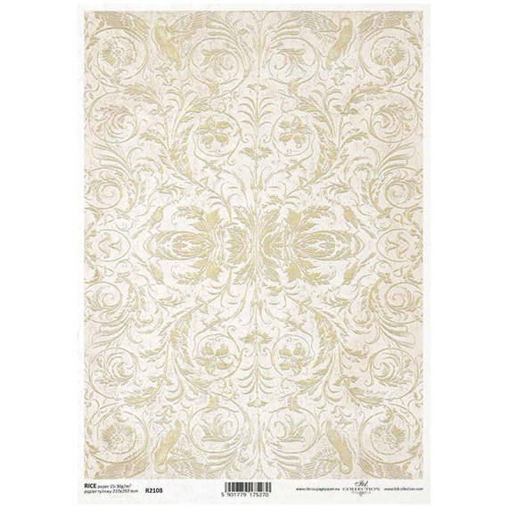 ITD Reispapier Decoupage Bastelpapier, Blumen R2070 