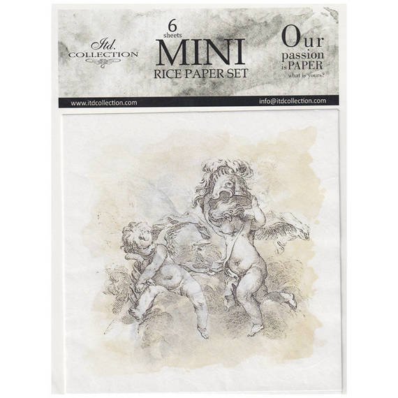 ITD Reispapier Decoupage Bastelpapier, RSM009 engel