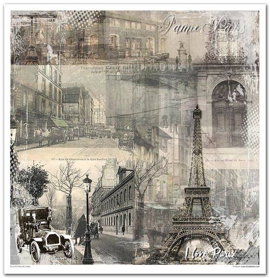 ITD Set 11 Stk 31x32cm einseitig Scrapbooking Papier 200g, Beautiful Cities