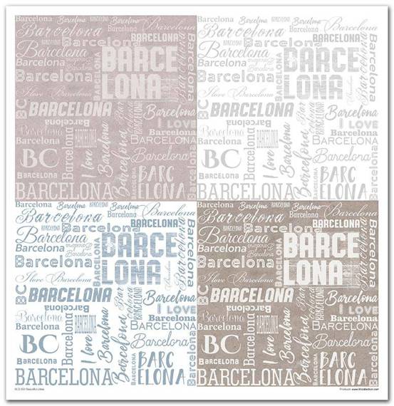 ITD Set 11 Stk 31x32cm einseitig Scrapbooking Papier 200g, Beautiful Cities