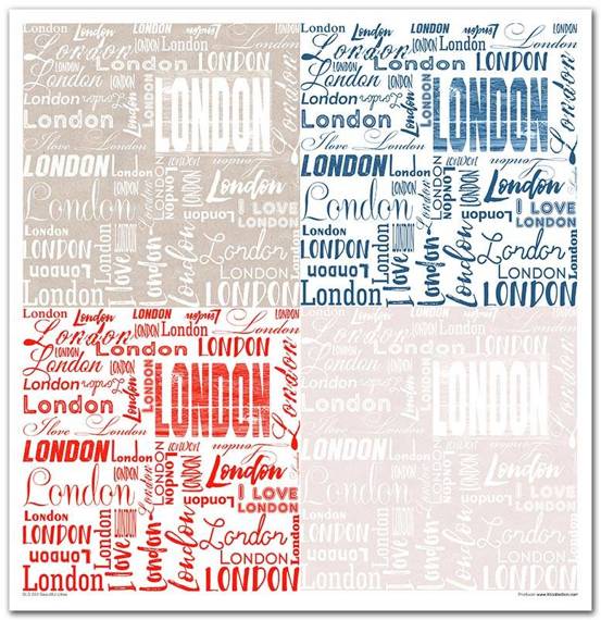 ITD Set 11 Stk 31x32cm einseitig Scrapbooking Papier 200g, Beautiful Cities