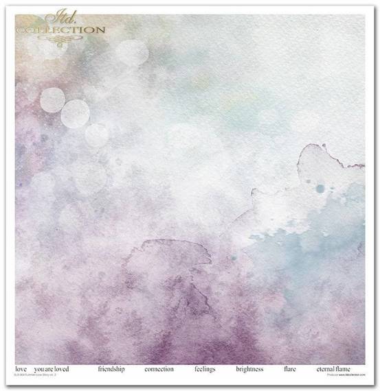 ITD Set 11 Stk 31x32cm einseitig Scrapbooking Papier 200g, Summer Love Story vol. 2