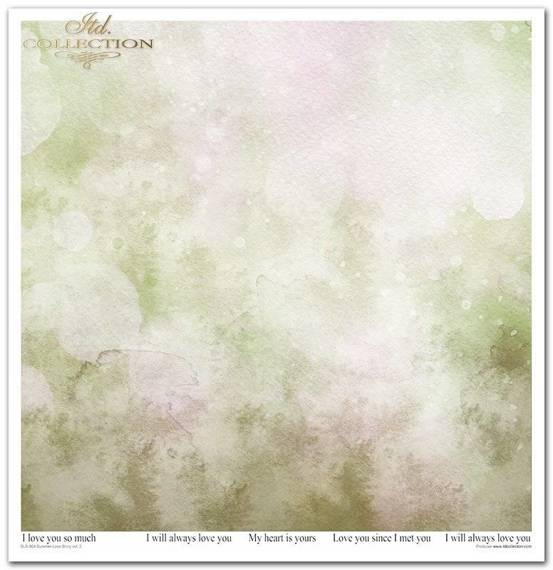 ITD Set 11 Stk 31x32cm einseitig Scrapbooking Papier 200g, Summer Love Story vol. 2